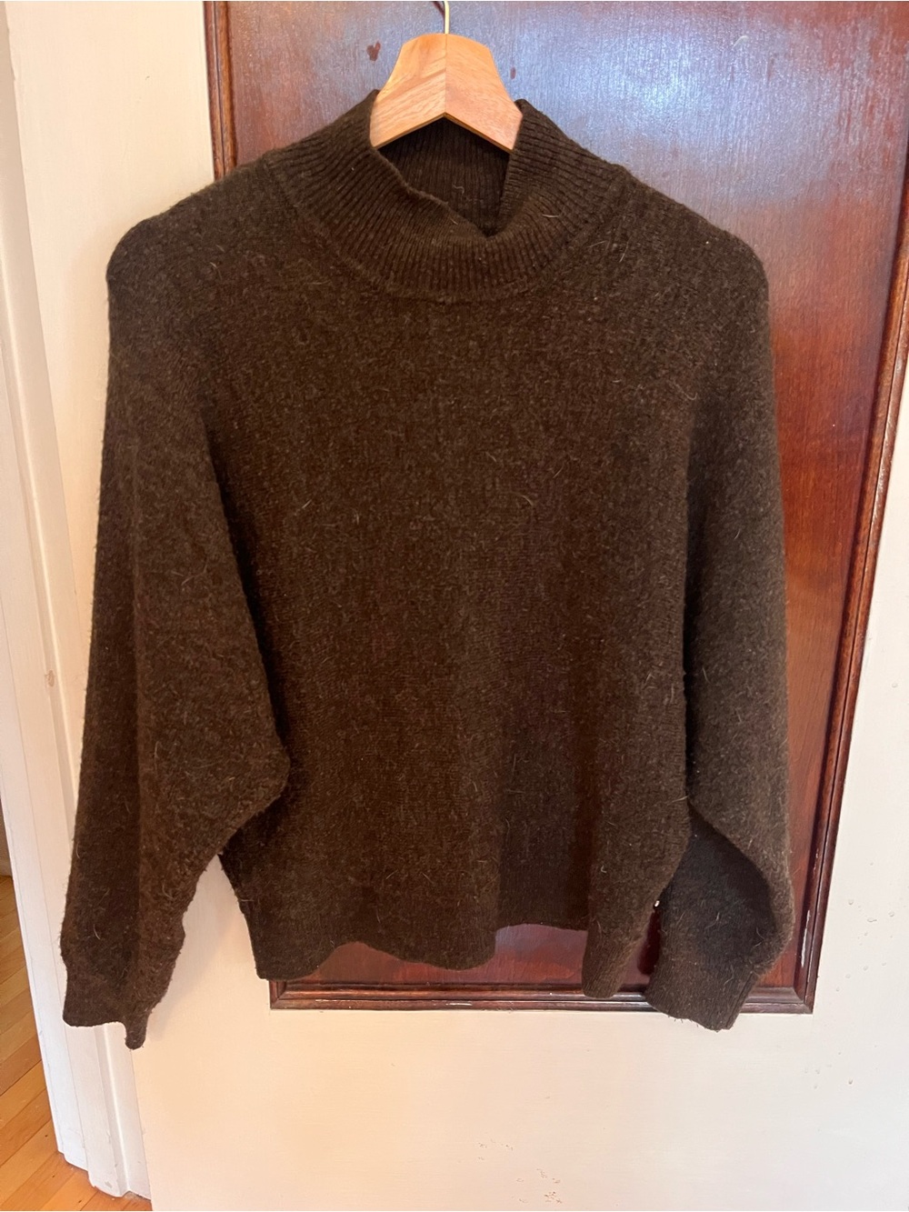 H&M Brown Mockneck Sweater
